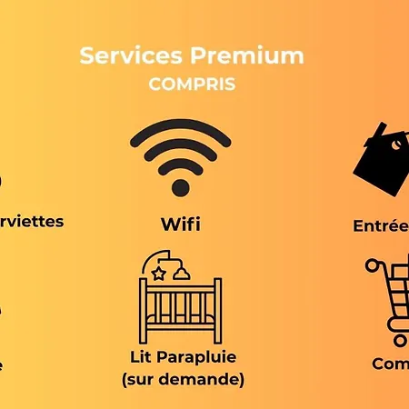 Cosy Duplex Sejour Duo Ou Petite Famille Situation - Proche & Commerces - Wifi Et Linge Inclus Апартаменты *