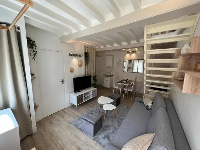 דירה Cosy Duplex Sejour Duo Ou Petite Famille Situation - Proche & Commerces - Wifi Et Linge Inclus *