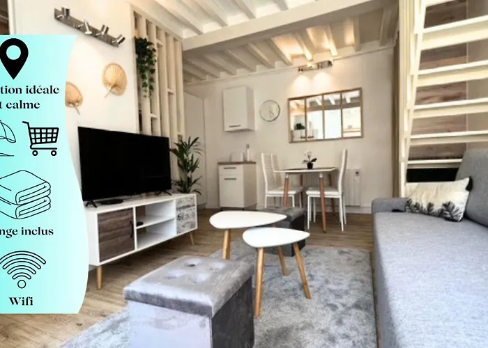 Cosy Duplex Sejour Duo Ou Petite Famille Situation - Proche & Commerces - Wifi Et Linge Inclus